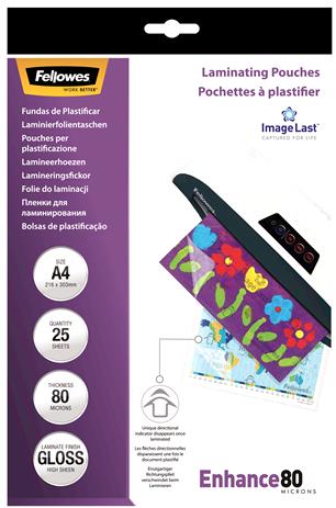 Image du produit Fellowes Améliorer 80 (A4, 25 pièce(s), 80 µm)