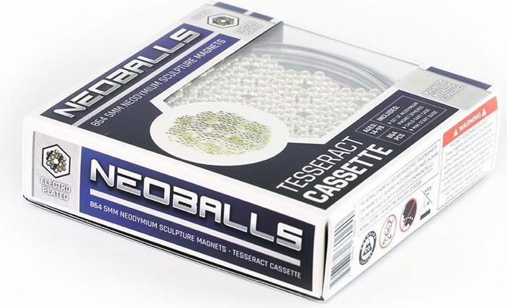 Image du produit Neoballs Magnetkugeln Silber - Cassette Tesseract