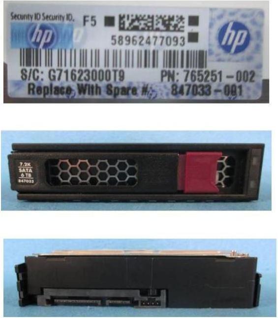 Image du produit HPE DRV HDD 6TB 6G 7.2K 3.5 (6 To, 3.5")