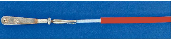 Modellbau Lindinger Bowden cable complete w.clevis m2 1,5m