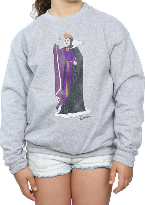 Actual product image Disney Girls Snow White Classic Evil Queen Grimhilde Sweatshirt (152, 158)
