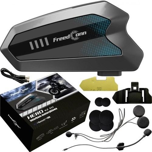 Produktbild FreedConn Motorrad-Sprechanlage HERO V2 EU (1er Set)
