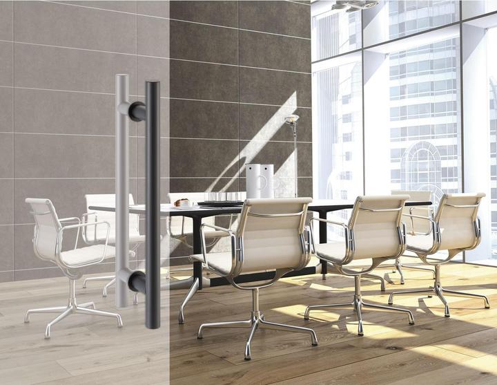 Produktbild Kws Türgriff 8142, Länge 350 mm, Aluminium schwarz matt (Türgriff)