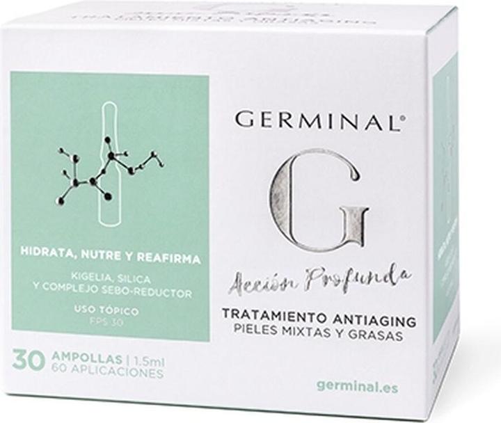Germinal 30 Ampollas Accion Profunda Tratamiento Antiaging Pieles (45 ml)
