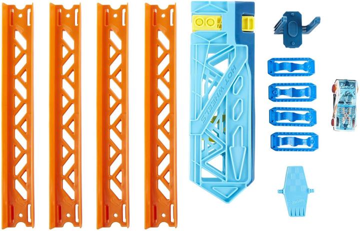 Image du produit Hot Wheels Track Builder Unlimited - Coffret Lancement Turbo - Petite Voiture / Circuit - Dès 6 ans