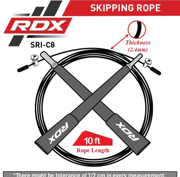 Immagine prodotto Rdx Corda Per Saltare Ferro C8 Giallo (304 cm)