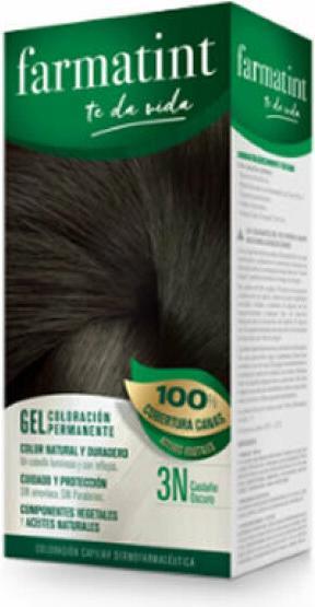 Produktbild Farmatint gel coloración permanente #3n-castaño oscuro (3N)