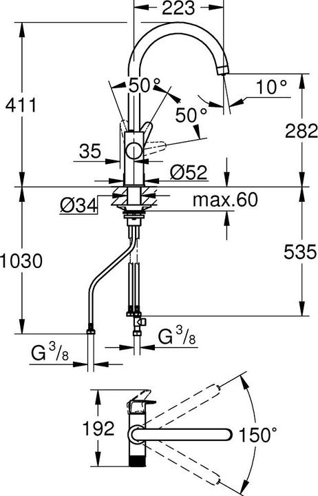 Actual product image Grohe 30580000