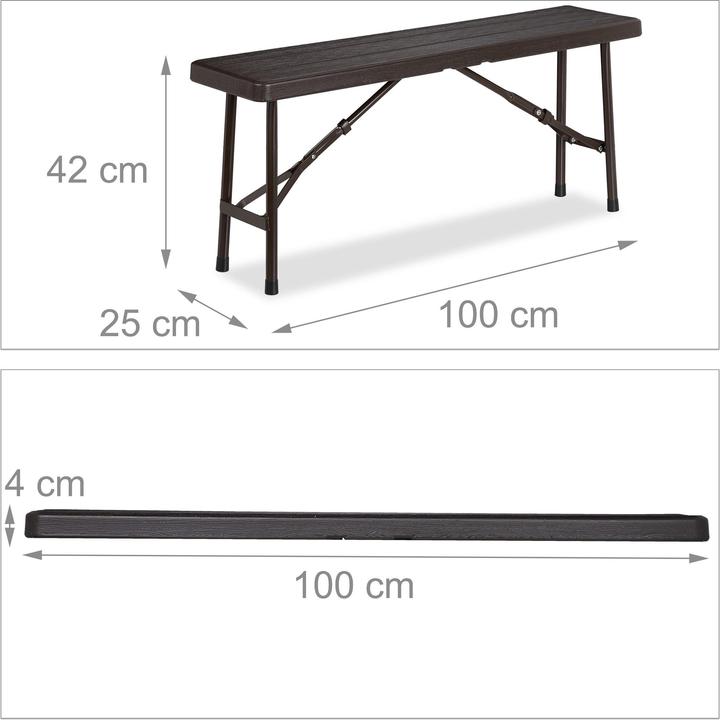 Actual product image Relaxdays Beer bench set