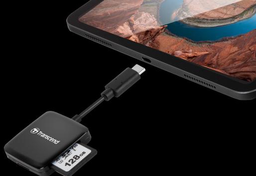 Actual product image Transcend RDC3 SD card reader (USB-C 3.0)