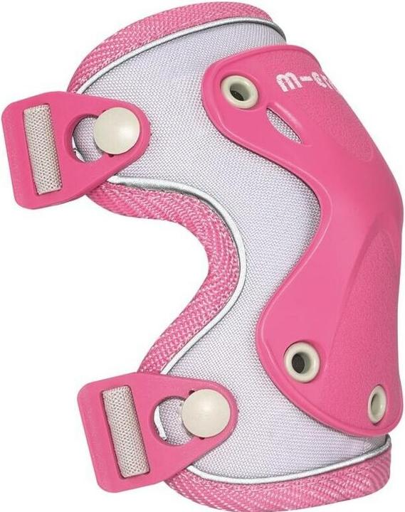 Immagine prodotto Micro Ginocchiere/gomitiere riflettenti Rosa S (S, Ginocchiera, Protettori gomito, Esemplare unico)