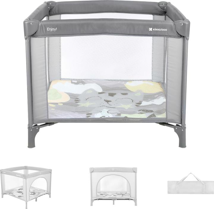 Produktbild Kikkaboo Laufstall Enjoy, Reisebett (92 cm, 92 cm)