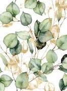 Produktbild Greenery and Gold Lined Journal (Harter Einband)