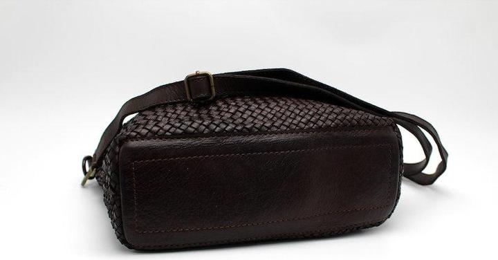 Actual product image Only-Bags.Store Woven leather bag, soft leather shoulder bag, leather handbag, bag made of