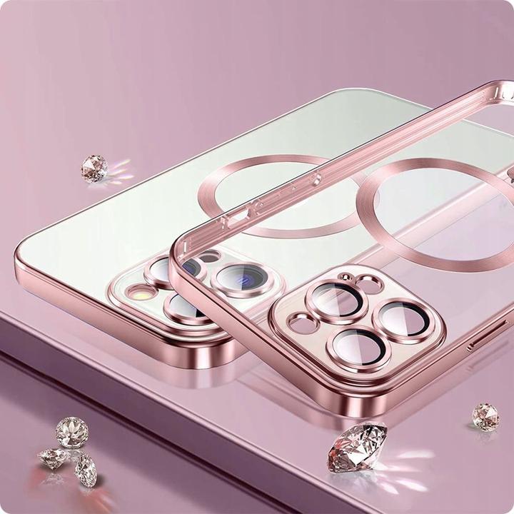 Actual product image Tech-Protect Magshine Magsafe iPhone 15 Pro czarny (Apple iPhone 15 Pro)