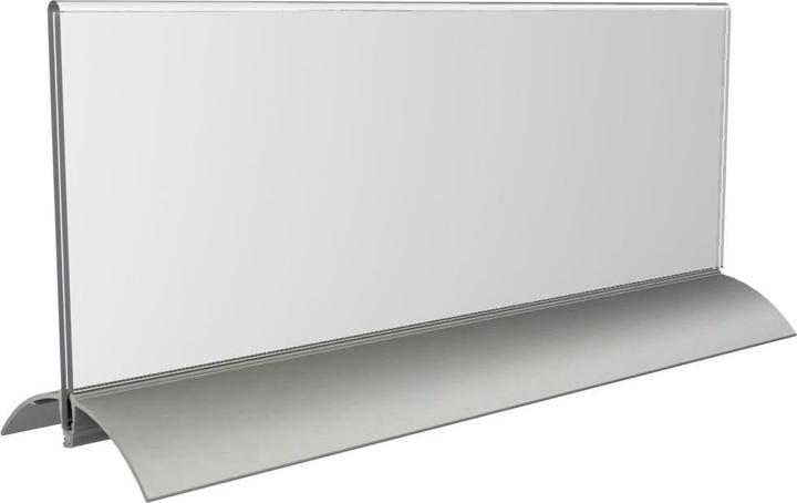 Produktbild Europel Tisch-Namenschild, 105 x 297 mm, Aluminiumsockel