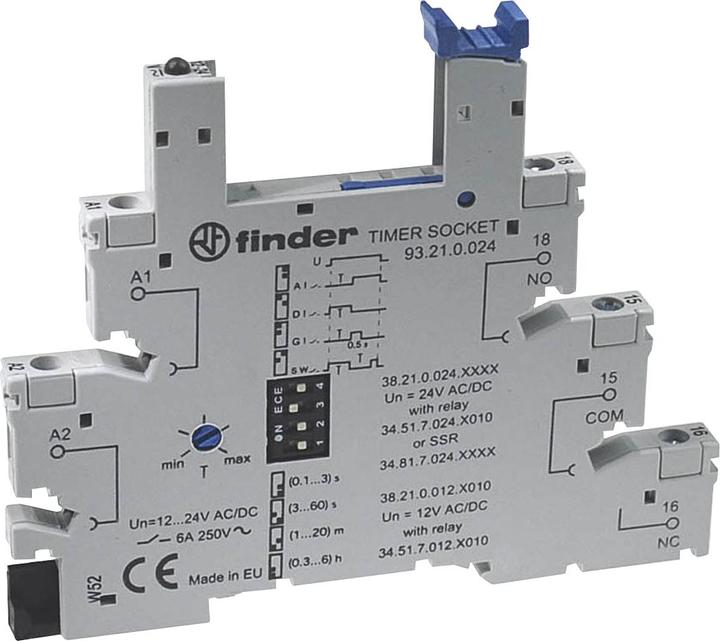 Produktbild Finder Relaissockel 12-24VAC/DC Serie 93.21