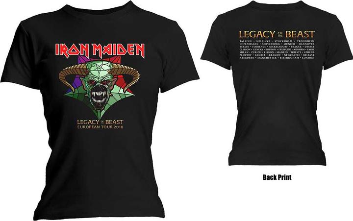 Iron Maiden Legacy Of The Beast Tour (Girlie) (L)
