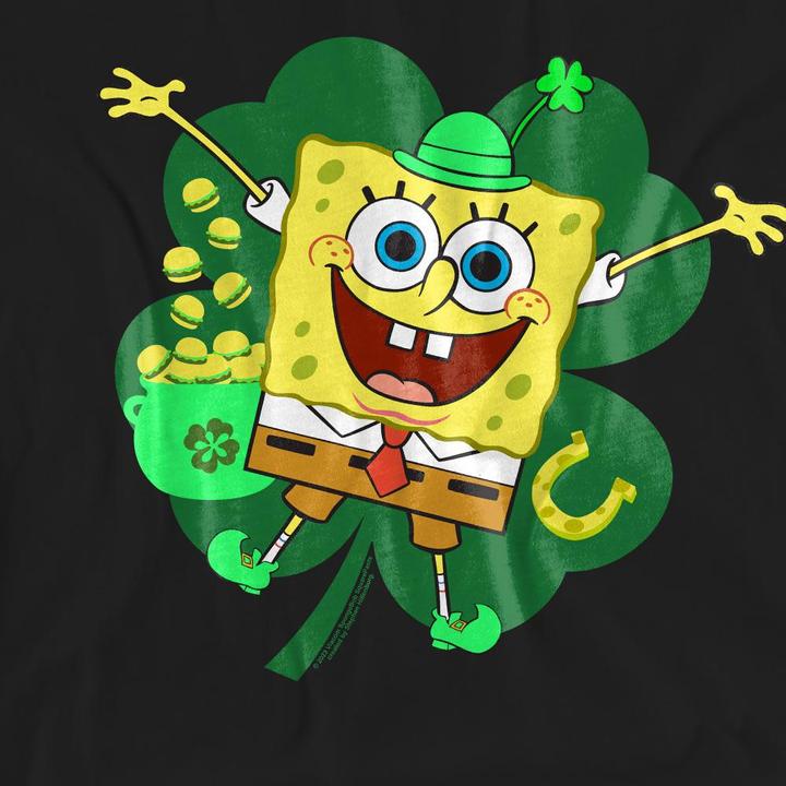 Produktbild Spongebob Squarepants Spongey TShirt St PatricksTag (XXL)