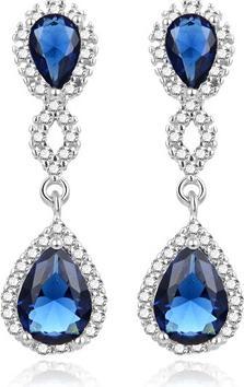 Image du produit Beneto Impressionnantes boucles d'oreilles en argent à la Duchesse Kate AGUP2149L