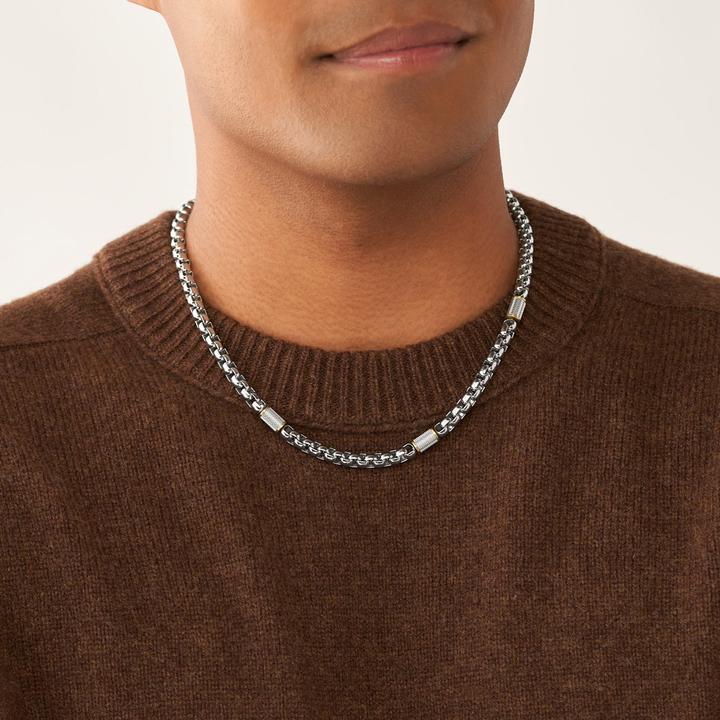 Image du produit Fossil Collier de bijoux (Acier inoxydable, 45 - 50 cm)