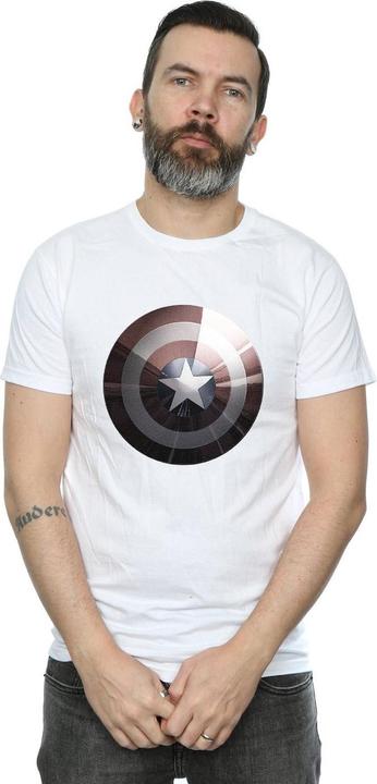 Immagine prodotto Maglietta Uomo Captain America Shield Shiny (L)
