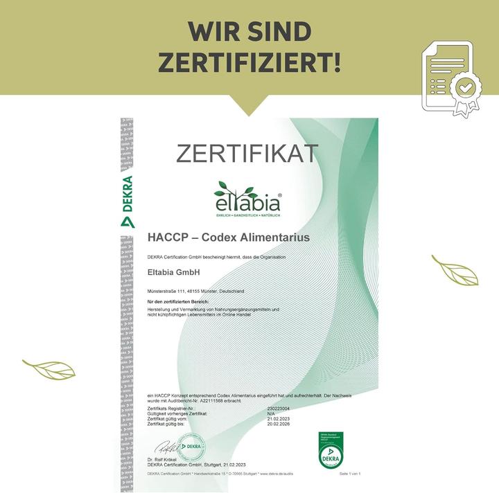 Produktbild Eltabia Bio Moringa Kapseln | 100% rein ohne Zusätze (1000 Stück, Kapseln)