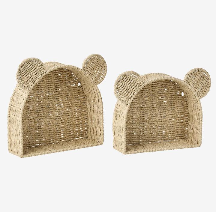 Produktbild Vertbaudet 2er-Set Kinderzimmer Deko-Regale BÄR, Papier