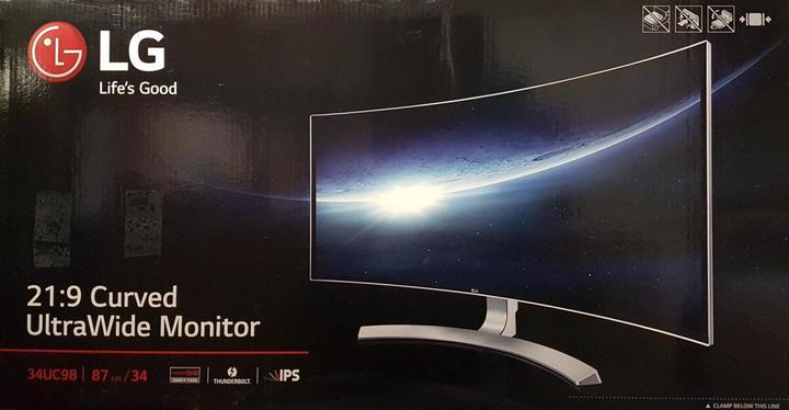 Actual product image LG 34uc98-W (3440 x 1440 pixels, 34")