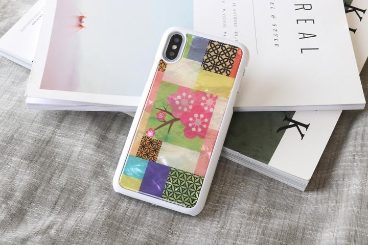 Image du produit Ikins SmartPhone case iPhone XS/S cerise blossom blanc (Apple iPhone XS)