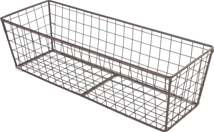 Image du produit Swisshandel24 Lot de 4 paniers à étagères Tanta, panier de salle de bain Panier d'armoire Rangement, métal avec
