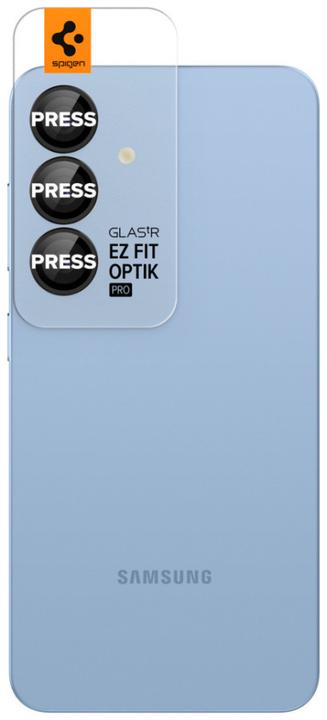 Image du produit Spigen Samsung Galaxy S25 Glas.tR EZ Fit Optik Pro HD Lens protector, 2-pack (2 pièce(s), Samsung Galaxy S25)