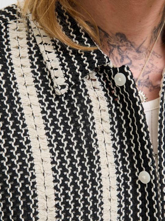 Produktbild Jack & Jones Jorbellagio Crochet Shirt Ss (XXL)