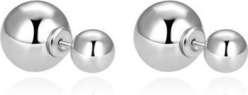 Produktbild Beneto Timeless double earrings made of AGUP2625 silver - Dimension: 0.8 x 0.4 cm