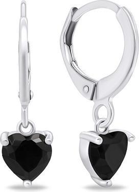 Produktbild Brilio Silver - Silver hoop earrings Hearts EA654WBC