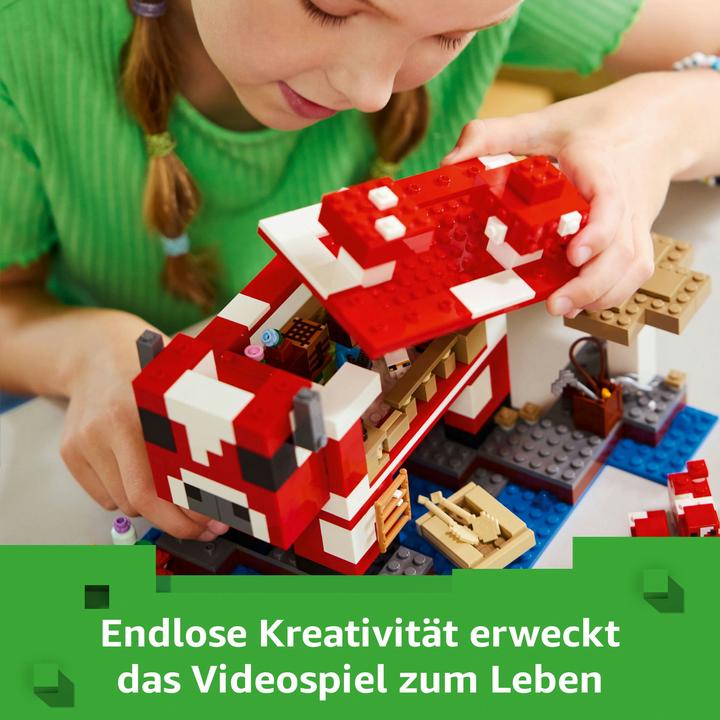 Immagine prodotto LEGO Das Pilzkuh-Haus (21270, LEGO Minecraft)