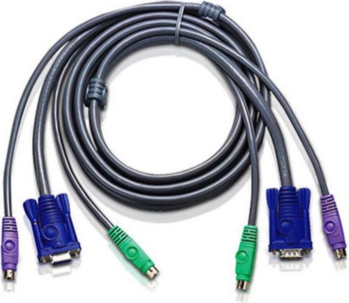 Produktbild Aten 2L-5003P/C Tastatur- / Video- / Maus- (KVM-) Kabel