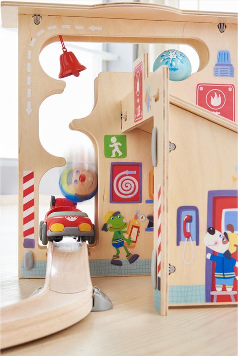 Actual product image Haba Kullerbü – Feuerwehrwache