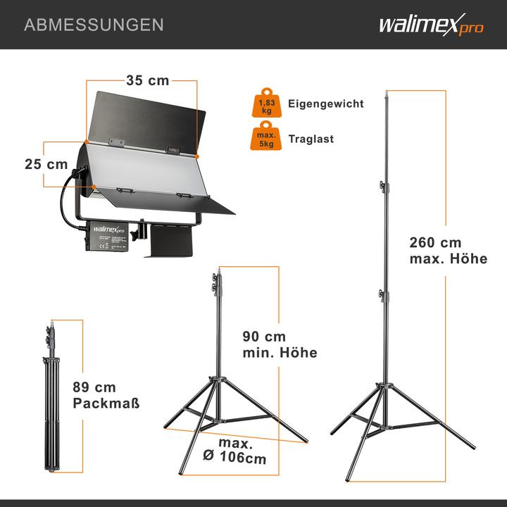 Image du produit Walimex Sirius 160 (Panneaux lumineux)