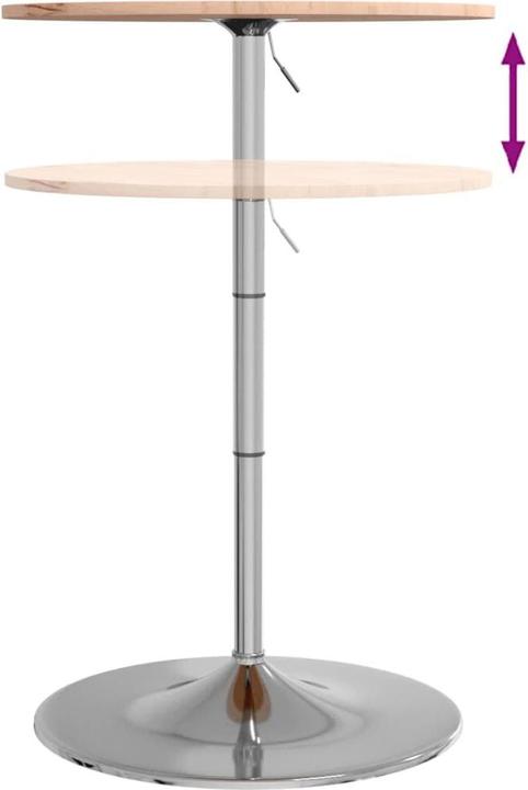 Actual product image VidaXL Bar table Ø60 x 89.5 cm beech