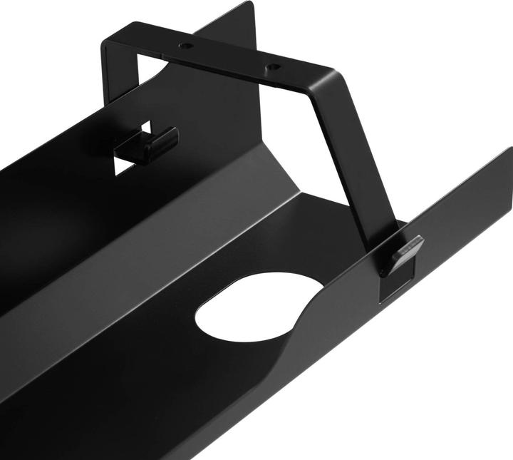 Produktbild Fromm & Starck Kabelkanal Schreibtisch Kabelwanne Kabelführung 600 x 135 x 108 mm Schwarz (Kabelkanal, 60 cm)