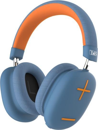 T'nB Casque Micro Bluetooth Bounce (Bleu/Orange) (ANC, 50 h, Wireless)