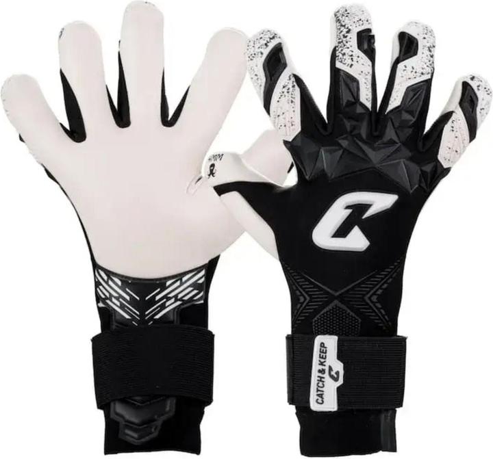 Catch & Keep Fussballhandschuhe Pulse X Black Gr. 8 Torwart Goalie Handschuhe (8)