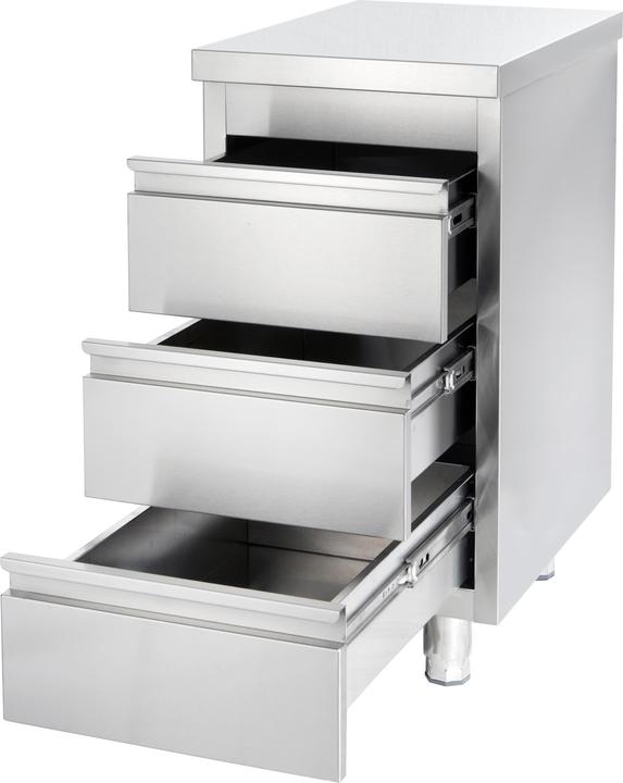 Produktbild Gastro Hero Edelstahl-Schubladenschrank BASIC er Einheit