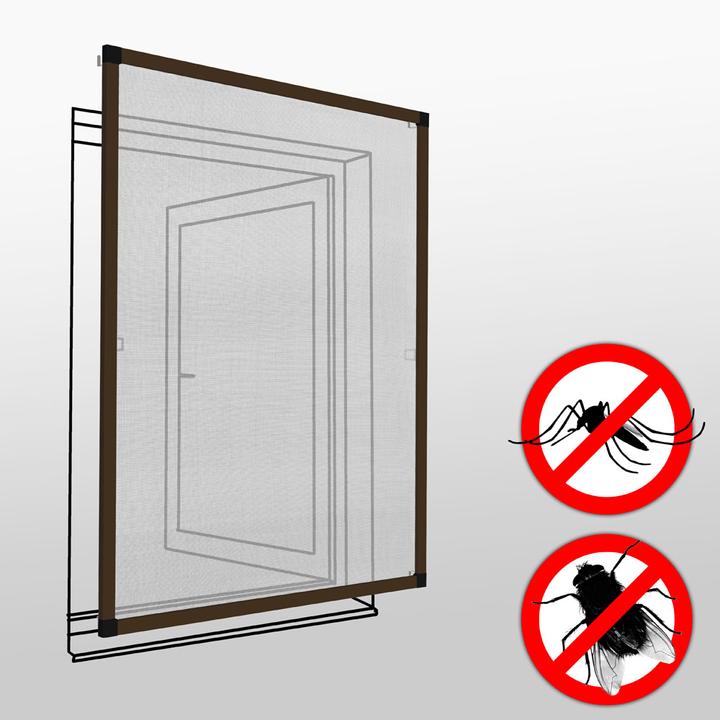 Actual product image tectake Fly screens for window frames (100 x 120 cm)