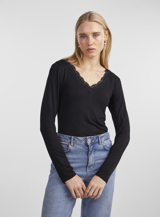 Produktbild Pieces Pcbarbera Ls Lace Top Noos Bc (M)