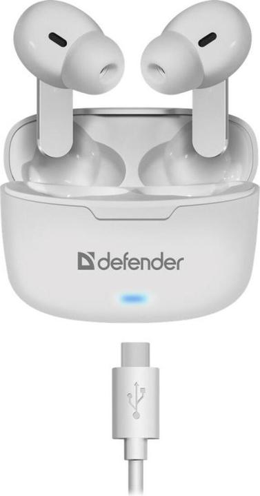 Actual product image Defender Bluetooth headphones TWINS 903 white (ANC, 4 h, Wireless)