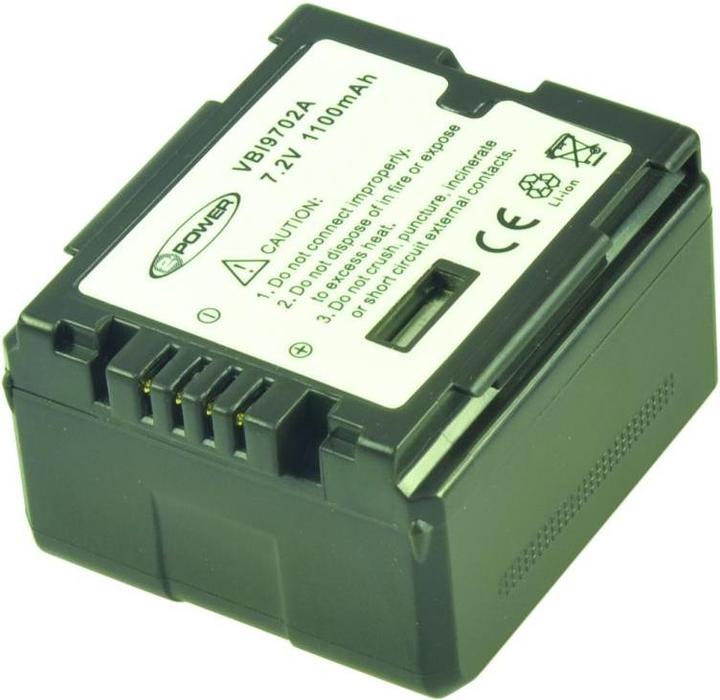 Immagine prodotto 2-Power Batteria per videocamera 7.2V 1100mAh (Caricabatterie per fotocamere)