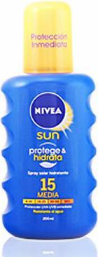 NIVEA Sun Schutz Und Pflege Spray Spf15 200ml (Sonnenspray, SPF 15, 200 ml)
