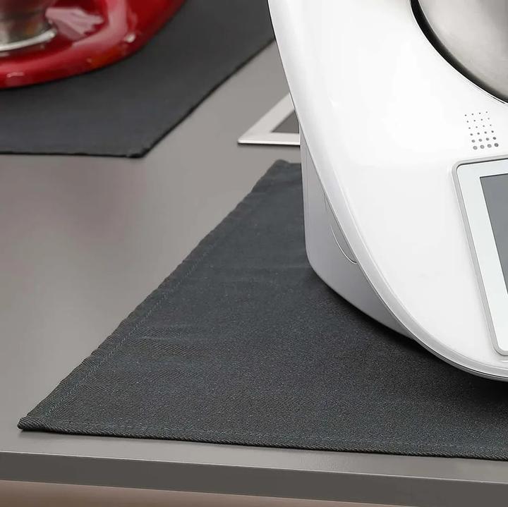 Immagine prodotto HERMA Tappeto antincendio nero con base ignifuga, dimensioni: 33x33cm